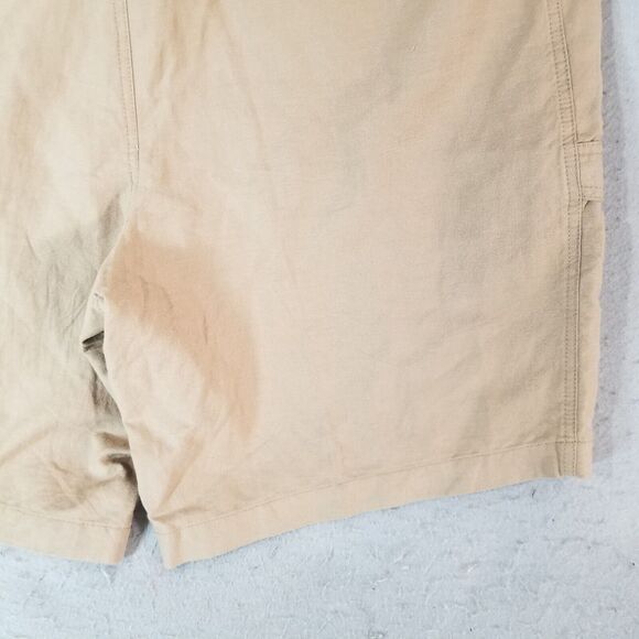 Boca classics cargo shorts men's 44x10 brown Linen blend outdoor - Picture 10 of 11